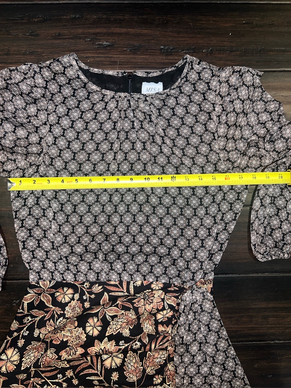 Misa Los Angeles Women’s Size 2 RTR Amber Paisley Print Mini Dress (0116) - Picture 9 of 16